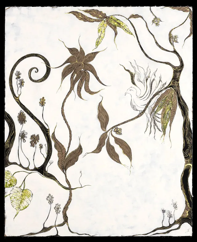 Second panel of Garden of Eden