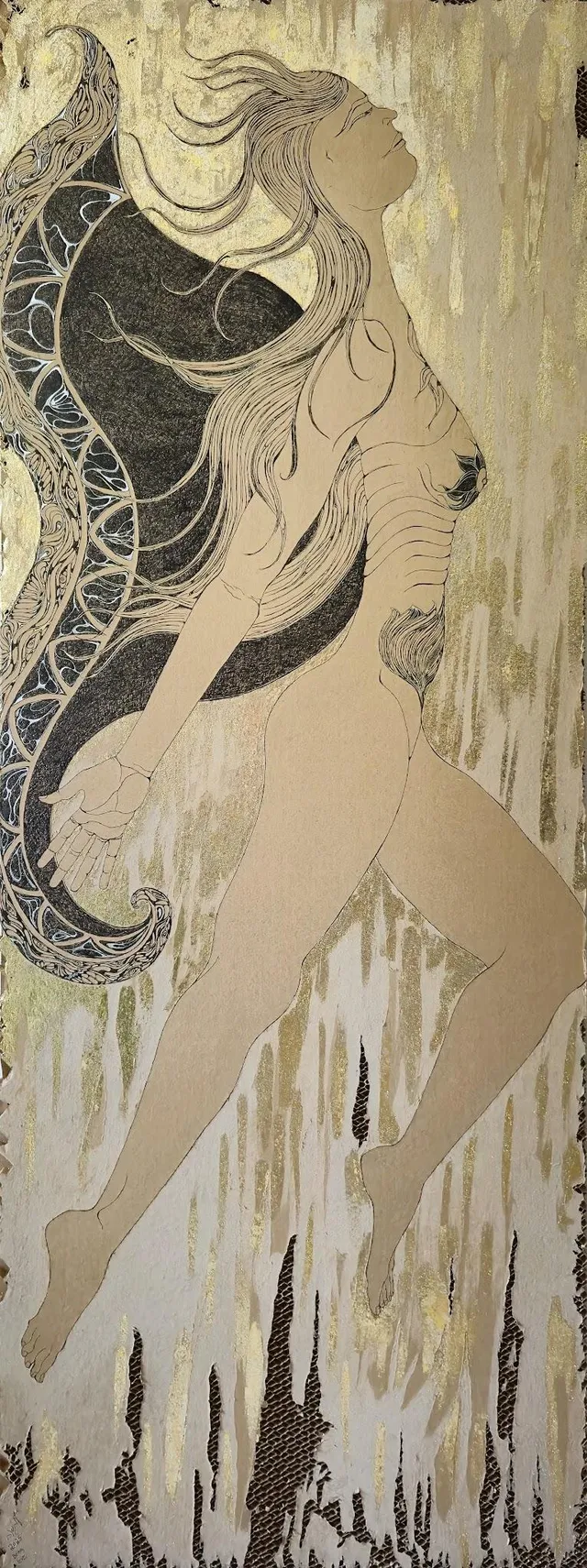 The Butterfly, a painting by Thea Shmueli