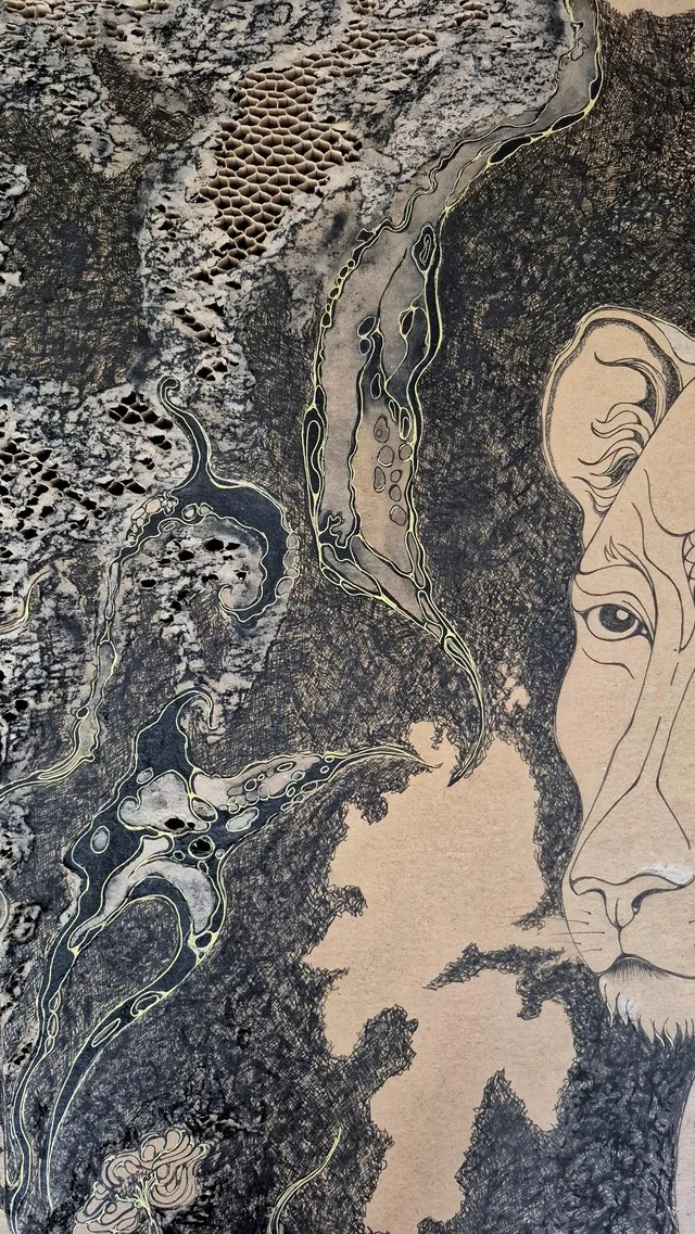 Detail of The Lioness