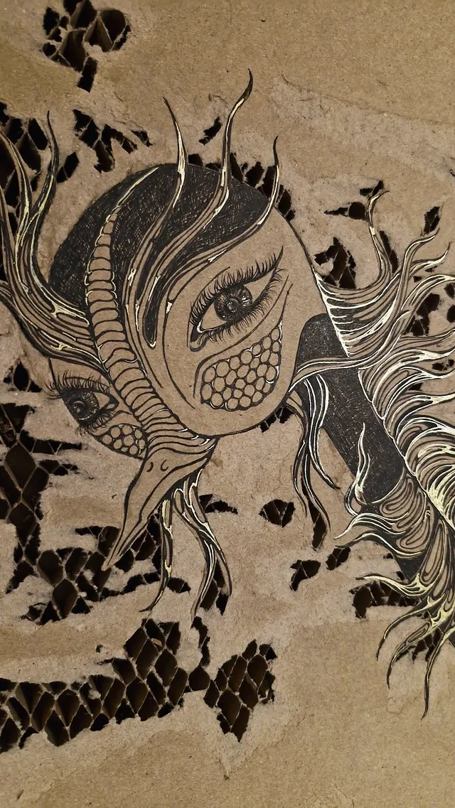 פרט מתוך עופת החול